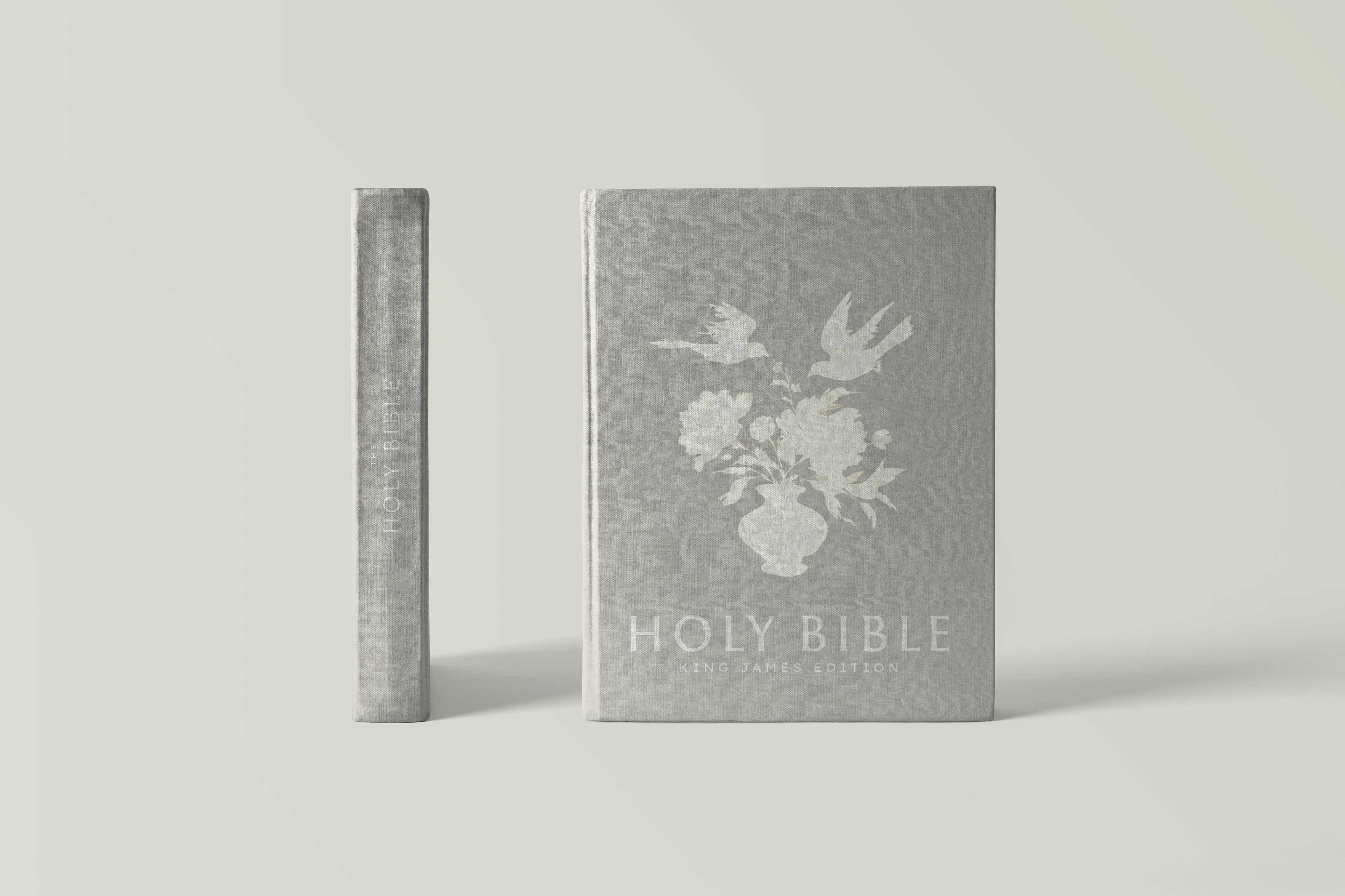 KJV Bible Botanical - Linen